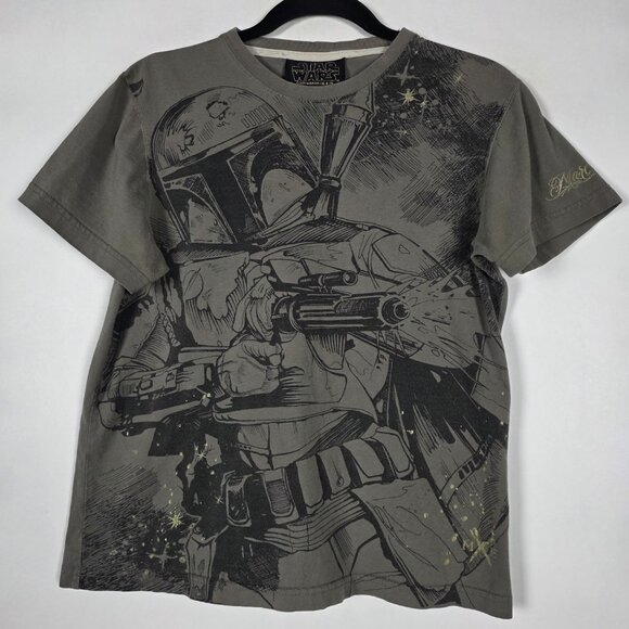 Star Wars x Marc Ecko Boba Fett All Over Print Mens Small Short Sleeve T Shirt - Picture 1 of 8